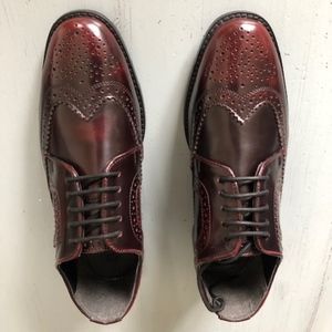 Oxblood Leather Brogues (Size 5)